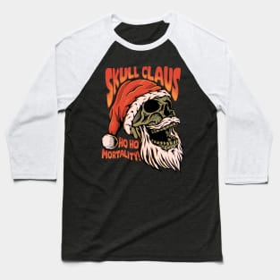 Skull Claus Baseball T-Shirt